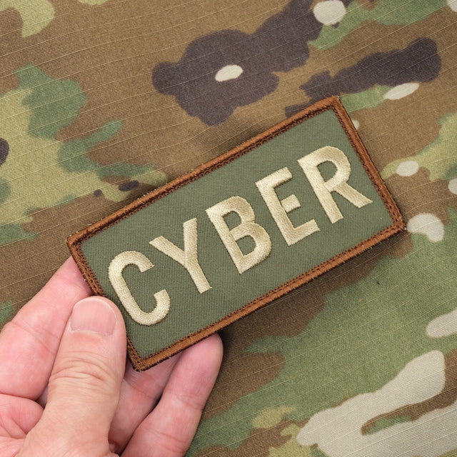 Military Patch CYBER Patch [2 colors] [With hook] [Compatible with Letter Pack Plus] [Compatible with Letter Pack Light]