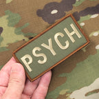 Military Patch PSYCH Patch [2 colors] [With hook] [Letter Pack Plus compatible] [Letter Pack Light compatible]