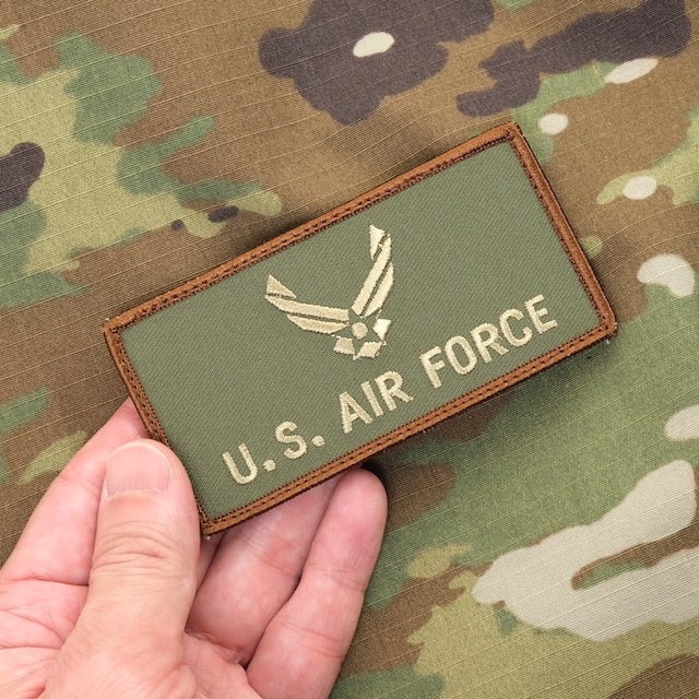 Military Patch（ミリタリーパッチ）U.S.AIR FORCE OCPカラー ネーム