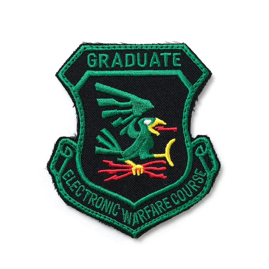 Military Patch 33D ELECTRONIC WARFARE COUSE GRADUATE Patch [With Velcro]