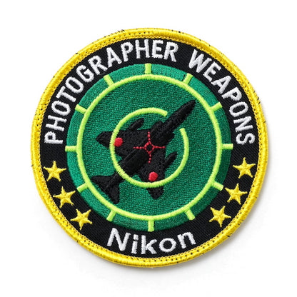 Military Patch PHOTOGRAPHER WEAPONS Patch [2 types] [With hook] [Letter Pack Plus compatible] [Letter Pack Light compatible]