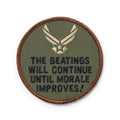 Military Patch（ミリタリーパッチ）THE BEATINGS ラウンド型  パッチ [ベルクロ付き]【レターパックプラス対応】【レターパックライト対応】
