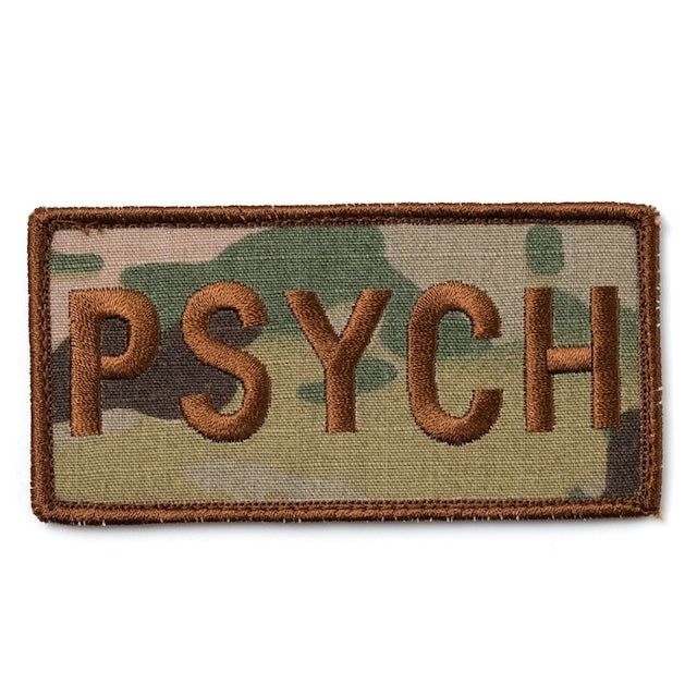 Military Patch PSYCH Patch [2 colors] [With hook] [Letter Pack Plus compatible] [Letter Pack Light compatible]