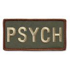 Military Patch PSYCH Patch [2 colors] [With hook] [Letter Pack Plus compatible] [Letter Pack Light compatible]