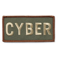 Military Patch（ミリタリーパッチ）CYBER パッチ [2色] [フック付き]【レターパックプラス対応】【レターパックライト対応】