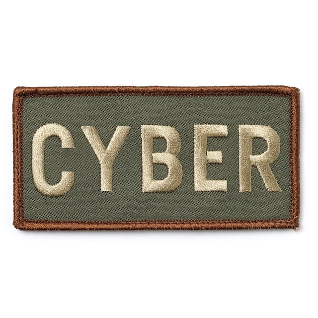 Military Patch CYBER Patch [2 colors] [With hook] [Compatible with Letter Pack Plus] [Compatible with Letter Pack Light]