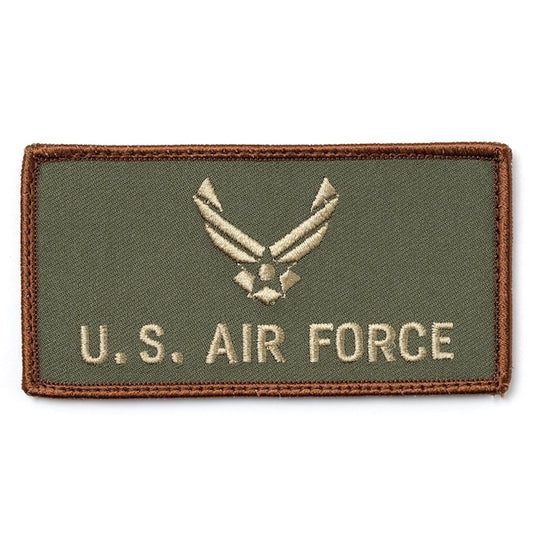 Military Patch（ミリタリーパッチ）U.S.AIR FORCE OCPカラー ネームパッチ  [ベルクロ付き]【レターパックプラス対応】【レターパックライト対応】