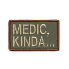 Military Patch MEDIC KINDA... Patch [2 colors] [With hook] [Compatible with Letter Pack Plus] [Compatible with Letter Pack Light]