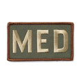 Military Patch（ミリタリーパッチ）MED パッチ [2色] [フック付き]【レターパックプラス対応】【レターパックライト対応】