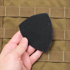 Military Patch（ミリタリーパッチ）K-9 シールド型 MILITARY WORKING DOG ブルーピンク [フック付き]【レターパックプラス対応】【レターパックライト対応】
