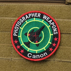 Military Patch PHOTOGRAPHER WEAPONS Patch [2 types] [With hook] [Letter Pack Plus compatible] [Letter Pack Light compatible]
