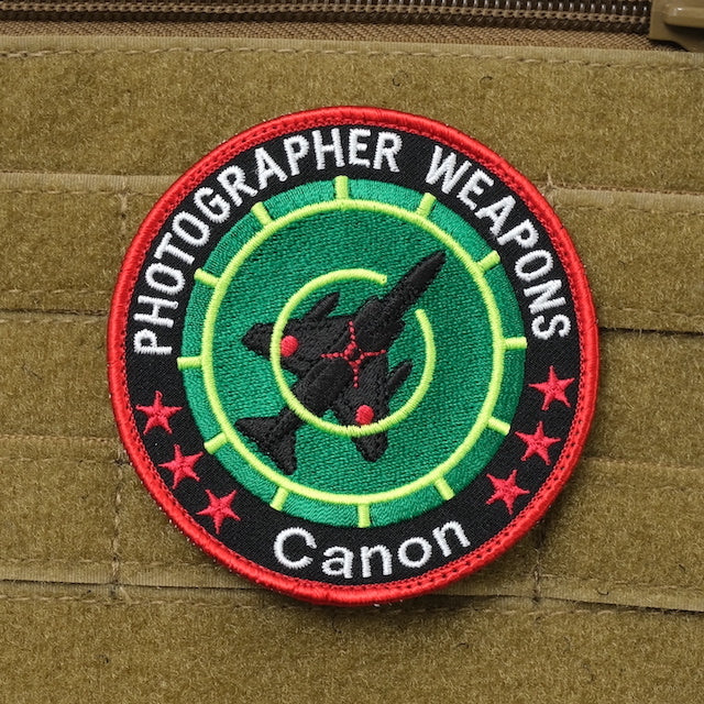 Military Patch PHOTOGRAPHER WEAPONS Patch [2 types] [With hook] [Letter Pack Plus compatible] [Letter Pack Light compatible]