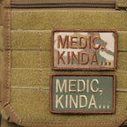 Military Patch MEDIC KINDA... Patch [2 colors] [With hook] [Compatible with Letter Pack Plus] [Compatible with Letter Pack Light]