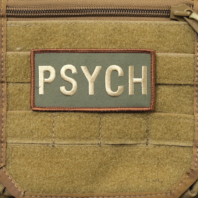 Military Patch PSYCH Patch [2 colors] [With hook] [Letter Pack Plus compatible] [Letter Pack Light compatible]