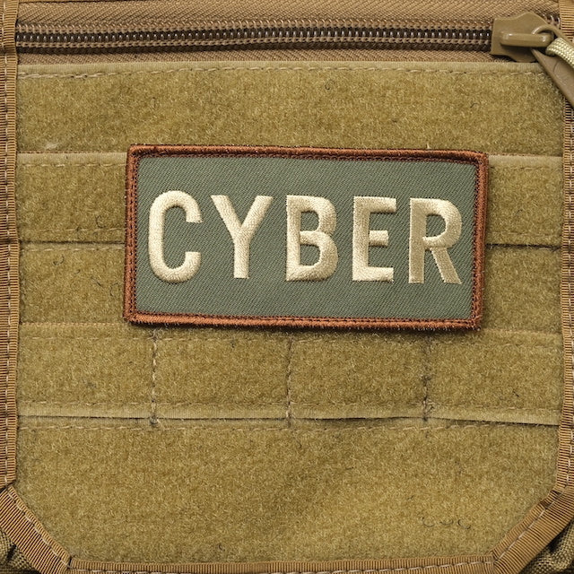 Military Patch CYBER Patch [2 colors] [With hook] [Compatible with Letter Pack Plus] [Compatible with Letter Pack Light]