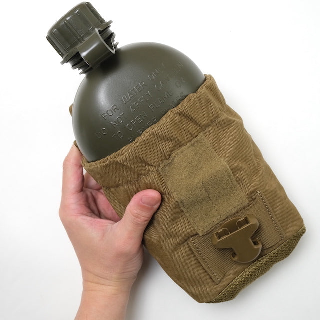 US (US military release product) EAGLE 1QT Canteen Pouch [Coyote] 1 quart canteen pouch Coyote [Letter Pack Plus compatible]
