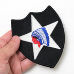 Military Patch 2nd Infantry Division [Full Color] [Letter Pack Plus compatible] [Letter Pack Light compatible]