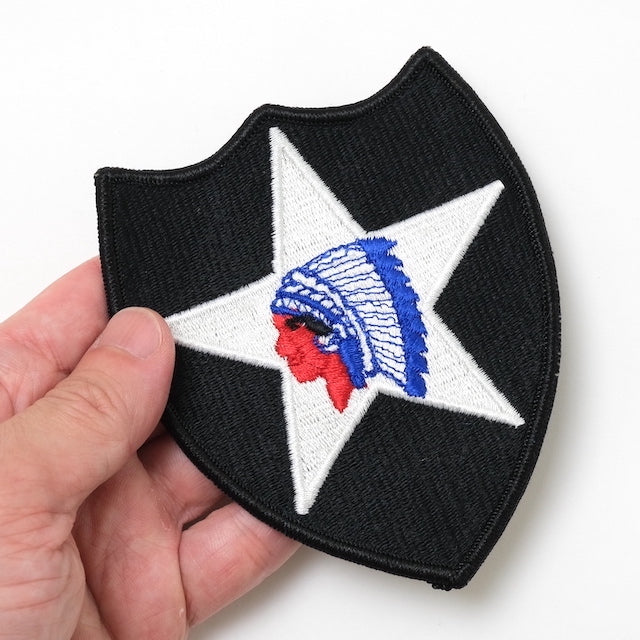 Military Patch 2nd Infantry Division [Full Color] [Letter Pack Plus compatible] [Letter Pack Light compatible]