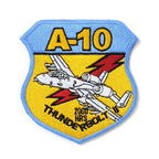Military Patch（ミリタリーパッチ）A-10 2000 HOURS サンダーボルトパッチ  [ベルクロ付き]【レターパックプラス対応】【レターパックライト対応】