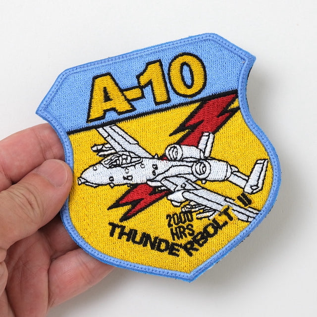 Military Patch A-10 2000 HOURS Thunderbolt Patch [With Velcro] [Compatible with Letter Pack Plus] [Compatible with Letter Pack Light]