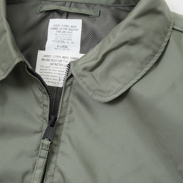 HOUSTON CWU-36P 2nd MOVIE MODEL Sage Summer Flight Jacket Sage [Nomex Style]