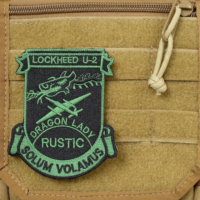 Military Patch（ミリタリーパッチ）LOCKHEED U-2 RUSTIC ドラゴンレディ [ベルクロ付き]【レターパックプラス対応】【レターパックライト対応】