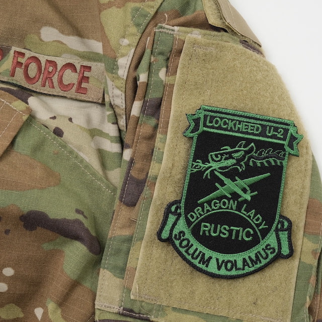 Military Patch（ミリタリーパッチ）LOCKHEED U-2 RUSTIC ドラゴンレディ [ベルクロ付き]【レターパックプラス対応】【レターパックライト対応】