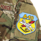 Military Patch（ミリタリーパッチ）A-10 2000 HOURS サンダーボルトパッチ  [ベルクロ付き]【レターパックプラス対応】【レターパックライト対応】
