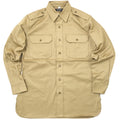 SESSLER（セスラー）L/S Chino Khaki Shirts ロングスリーブ チノシャツ 1945モデル 将校用 【中田商店】