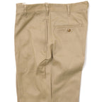 SESSLER Chino Khaki Pants Zipper Fly 1971 Model Vintage Reprint [Nakata Shoten]
