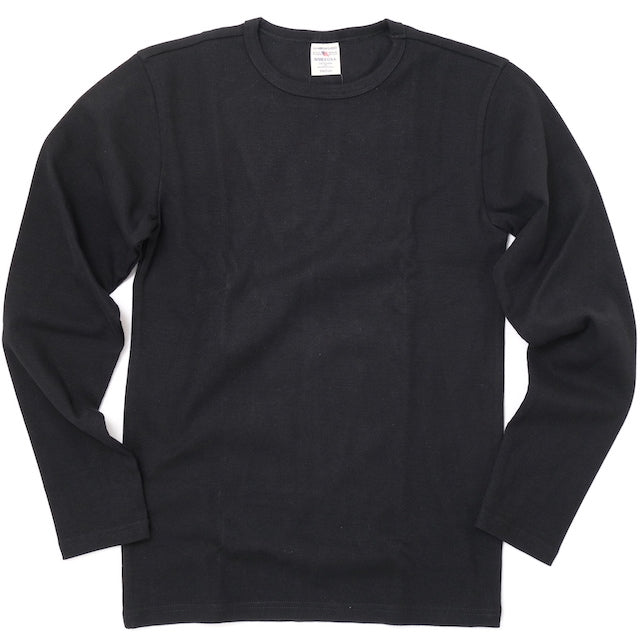 AVIREX（アヴィレックス）RIB L/S クルーネック Tシャツ [3色]【レターパックプラス対応】