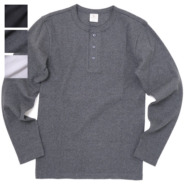 AVIREX（アヴィレックス）RIB L/S ヘンリーネック[3色]【レターパックプラス対応】