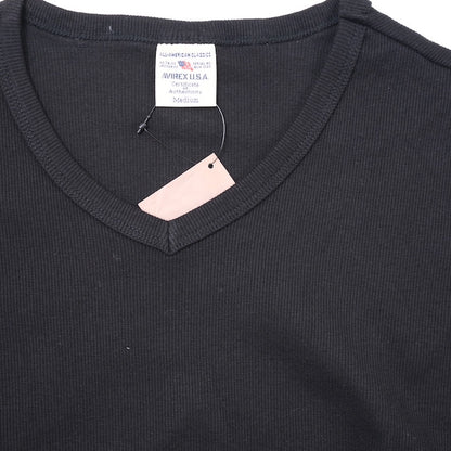 AVIREX（アヴィレックス）RIB L/S Vネック Tシャツ [3色]【レターパックプラス対応】