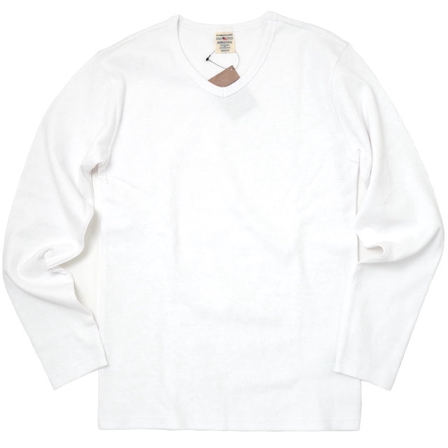 AVIREX（アヴィレックス）RIB L/S Vネック Tシャツ [3色]【レターパックプラス対応】