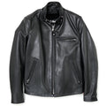 Schott #641 Single Riders Jacket 3POCKETS Collar [BLACK]
