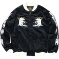 【クリアランスSALE】HOUSTON（ヒューストン） VELVETEEN SOUVENIR JACKET [ALASKA][BLACK]