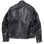 Schott（ショット）#641 シングルライダース ジャケット 3POCKETS 詰襟 [BLACK]
