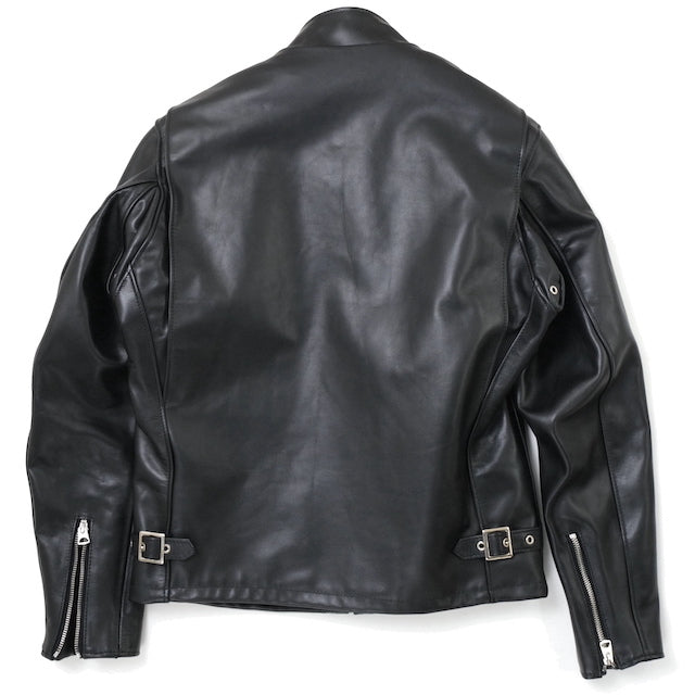 Schott（ショット）#641 シングルライダース ジャケット 3POCKETS 詰襟 [BLACK]