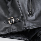 Schott（ショット）#641 シングルライダース ジャケット 3POCKETS 詰襟 [BLACK]