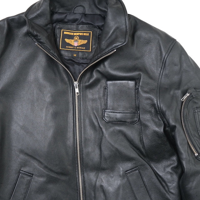 MORGAN MEMPHIS BELLE（モーガン メンフィスベル）フランス空軍タイプ フレンチボマー レザー製フライトジャケット