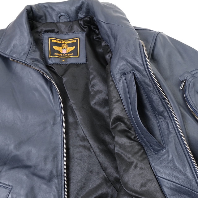 MORGAN MEMPHIS BELLE（モーガン メンフィスベル）フランス空軍タイプ フレンチボマー レザー製フライトジャケット