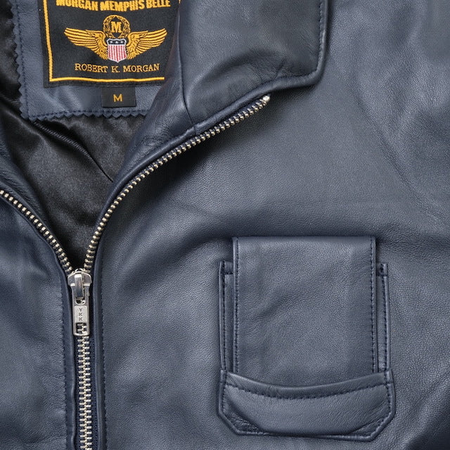 MORGAN MEMPHIS BELLE（モーガン メンフィスベル）フランス空軍タイプ フレンチボマー レザー製フライトジャケット