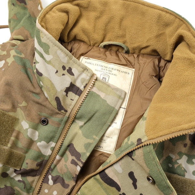 BAF SUB ZERO ECWCS PARKA PRIMALOFT Same type OCP Scorpion camo parka for US military expedition [OCP] [Nakata Shoten]