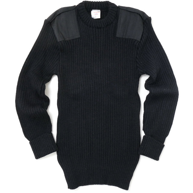 KEMPTON Woolly Pully Crew Neck Sweater [Black]
