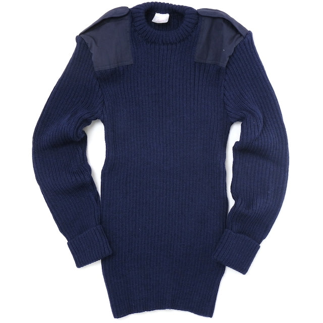KEMPTON Woolly Pully Crew Neck Sweater [Navy]