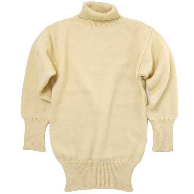 KEMPTON（ケンプトン）NIFFI SERIES イギリス海軍 サブマリン セーター ROLL NECK [NAVY][NATURAL]