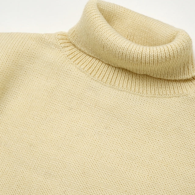 KEMPTON（ケンプトン）NIFFI SERIES イギリス海軍 サブマリン セーター ROLL NECK [NAVY][NATURAL]