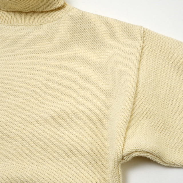 KEMPTON（ケンプトン）NIFFI SERIES イギリス海軍 サブマリン セーター ROLL NECK [NAVY][NATURAL]
