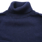 KEMPTON（ケンプトン）NIFFI SERIES イギリス海軍 サブマリン セーター ROLL NECK [NAVY][NATURAL]