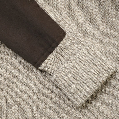 KEMPTON Woolly Pully Crew Neck Sweater [Brown Mix]